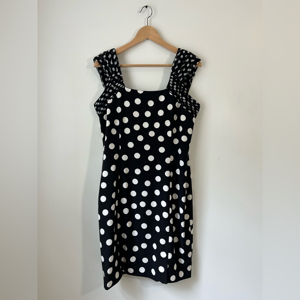 Silk Polka Dot Dress